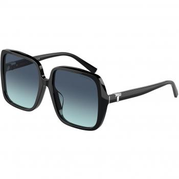 Tiffany & Co. Dames Zonnebril 83429S – Zwart, Aziatische Pasvorm