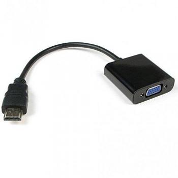TECHLY 306493 Cavo Convertitore Adattatore da HDMI a VGA con Audio Nero