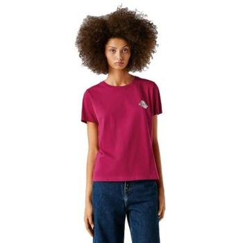 L‑Sized Red Cotton Top for Women – Pepe Jeans