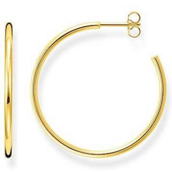 Thomas Sabo Classic Damen‑Creole klein – 925 Silber / Gelbgold CR645‑413‑39