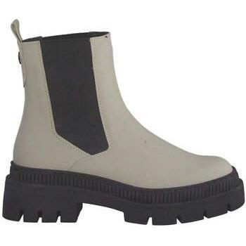 Bottines Femme Marco Tozzi Talon Plat Beige