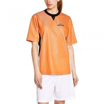 Spalding Herren Referee Shirt, orange/Schwarz, S