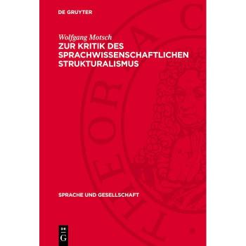 Vitalsource Technologies, Inc. Zur Kritik des sprachwissenschaftlichen Strukturalismus