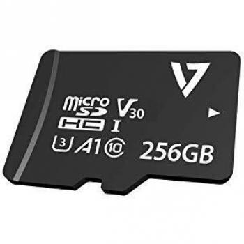Tarjeta Micro SDXC 256GB U3 V30 A1 con adaptador