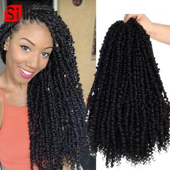Silike Black Crochet Tress Extension