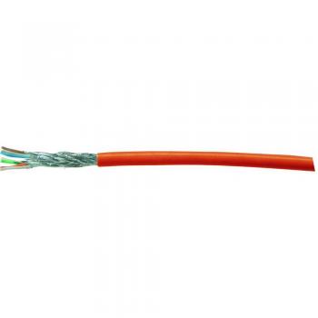 Kash 70M095 25 m Network Cable, CAT 7 S/FTP, 4 x 2 x 0.25 mm², Orange