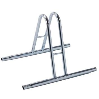 Porta Biciclette Pavimento Andrys 1 Posto Con Confica Colore Argento