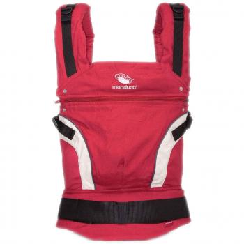 Manduca 222‑02‑42‑000 Rot Babytrage (Bauch-, Rücken