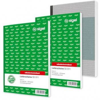 Polizza Sigel Versamento + 2 Lieferschein + Notizbuch SN200 A5