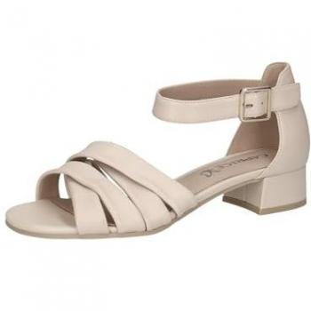 Zapato de tacón bloque CAPRICE, beige, cuero, talla 40