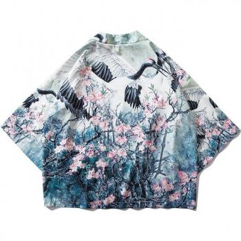 Traje de Playa Haori Estilo Japonés