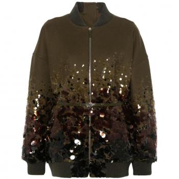 Batavia Green Wool Bomber – Gucci S