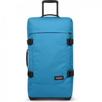 Maleta Eastpak Tranverz M 78L blanda azul intenso y negro