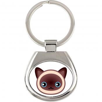 Siamois Sleutelhanger door Art-Dog