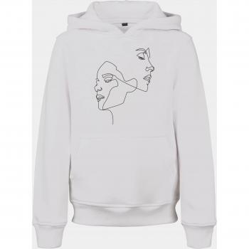 Felpa con Cappuccio One Line Fit Mister Tee Bianca 7-8 Anni