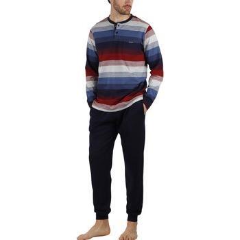 Pyjama Confort Rayé Bleu