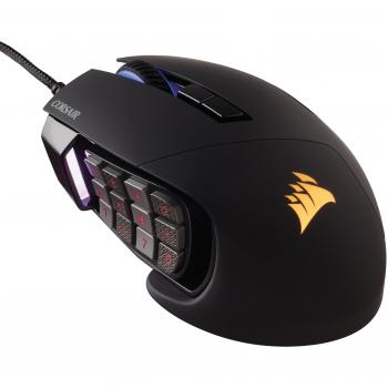 Corsair Scimitar Pro RGB MMO Gaming Mouse with 16,000 DPI sensor, 12 programm