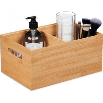 Stackable Bamboo Storage Solution with Handles
