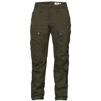 Damen-Fjällräven Lappland Hybrid Hose, Sportmodell W, Waldgrün, 36
