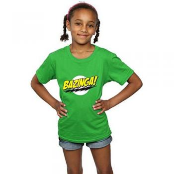 T-shirt Bazinga vert pour enfants The Big Bang Theory