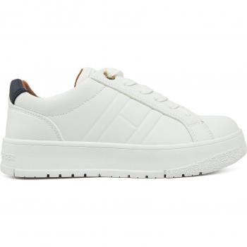 Tommy Hilfiger Sneakers Bianchi e Blu per Bimbi