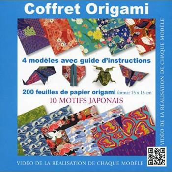 Coffret Origami motifs japonais