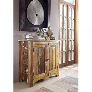 Nature of Spirit Kommode – massivholz, 90x40x85 cm, mehrfarbig lackiert