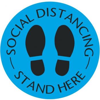 Foot Distance Stickers