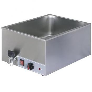Bain-Marie De Table Électrique, Avec Robinet de Vidange, Capacité 1 Cuve GN 1/1 à 150 mm