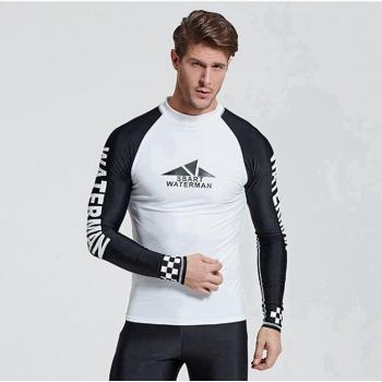 SBART Men's Sunscreen Diving Rash Guard