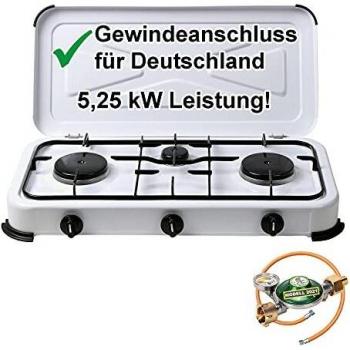 BlueCraft Campingkocher mit 360°-Füllstandsanzeige