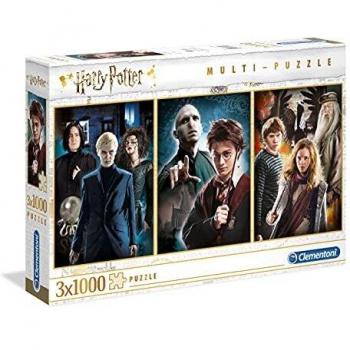 Clementoni Harry Potter 3 Pack Puzzle 1000 Pieces