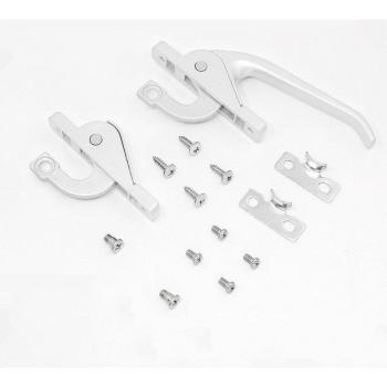Poignée en aluminium avec serrure à chaîne pour fenêtres