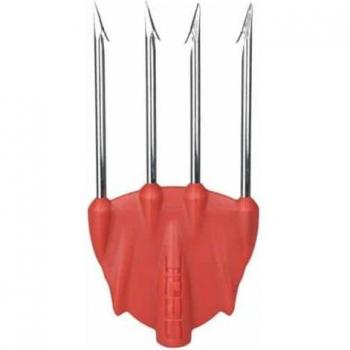 Fiocina Seac 4 Punte Rosse