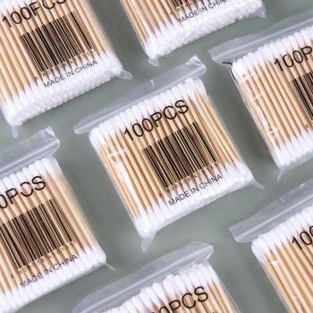 Herramientas de Limpieza: Oído y Nariz – Pack 100 hisopos de algodón