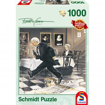 Schmidt Spiele 57293 – Dinner for One – 1 000‑Puzzleteile – Renato Casaro