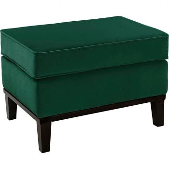 FINK Pouf MAXIM – Holzsockel & abnehmbares Kissen