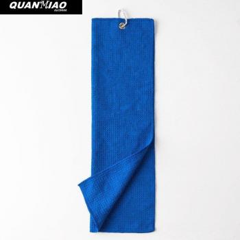 Golf Cleaning Towel Waffle Pattern with Carabiner