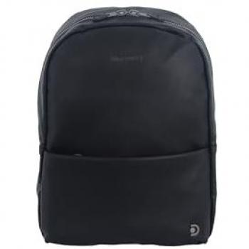 Cityrucksack DISCOVERY “Heritage”, Gr. B/H/T: 30 cm, schwarz, Polyurethane mit Laptop‑Fach
