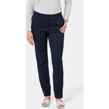 Pantalon en tissu jersey Goldner Fashion, marine, 42