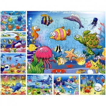 Mundo Submarino en Piezas: Juego de Rompecabezas Infantil