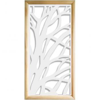 Set di Alberi Decorativi in Legno e PVC