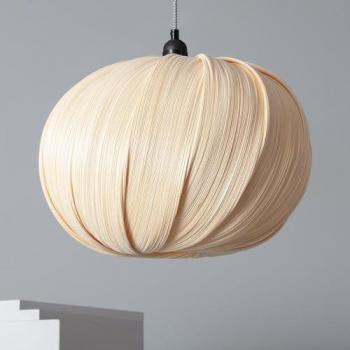 Lámpara Colgante de Bambú ILUZZIA Korowai para Decoración de Salón, Habitación y Dormitorio