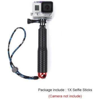 Bâton télescopique multifonctionnel pour caméras d'action GoPro HERO et accessoires similaires