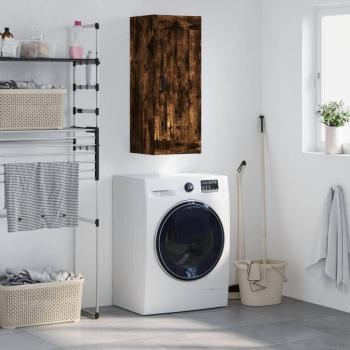 Armoire murale 34,5×34×90 cm chêne fumé – design contemporain