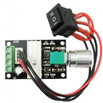 Controlador PWM Yosoo 1203Bb: Motor 6V-24V 3A, Velocidad Ajustable y Marcha Atrás