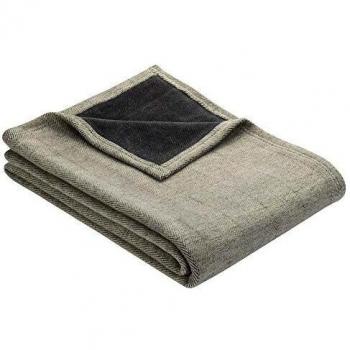 Wohndecke IBENA Kulturgut – Kuscheldecke mit doppelter Optik