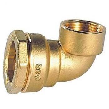 Raccord à courbure de 90° en laiton F25‑20/27