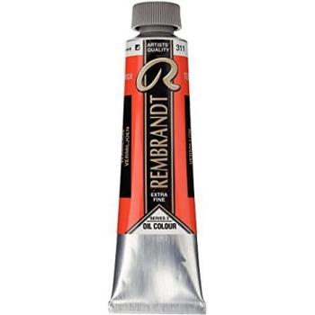 Zinnoberrot 311 – Rembrandt Oil Paint – 40 ml (Extra Fine)