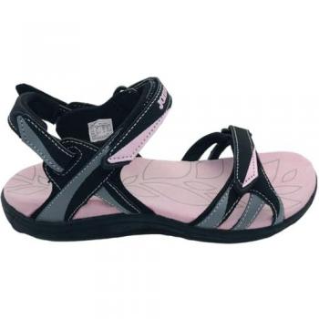 Sandalia Joma Bolonia 2501 Negra Gris con Toque Rosado